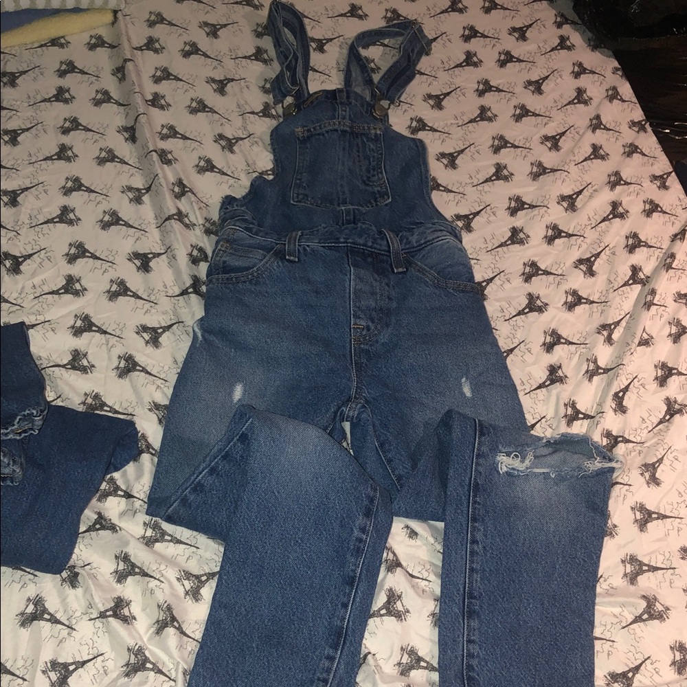 Levi's Classic Blue Denim Overalls